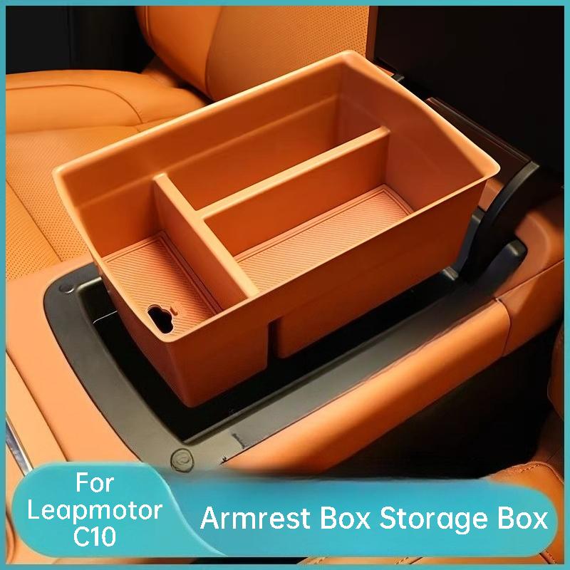 Pro Leapmotor C10 2026 Úložný box na loketní opěrku auta Úložný box Středová konzole Protiskluzový organizér Příslušenství pro úpravu interiéru