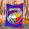 Fc Viktoria Flannel Blanket Soft Warm All-Season Throw, Design for Camping, Car Travel, Hiking Sofa, Bed, Office Perfect Gift for Parties
