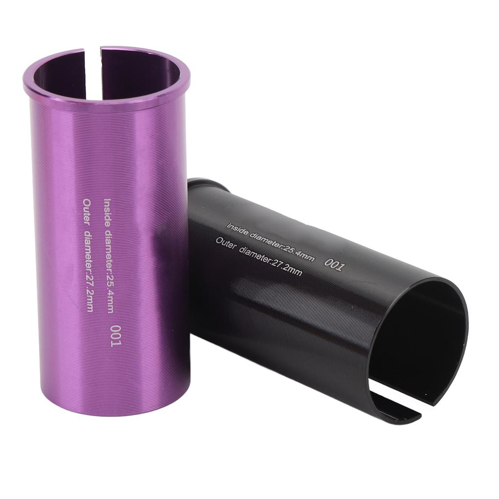 Seat Post Adapter Shim Aluminium Alloy CNC Machined Textured Finish Cycle Seat Tube Conversion