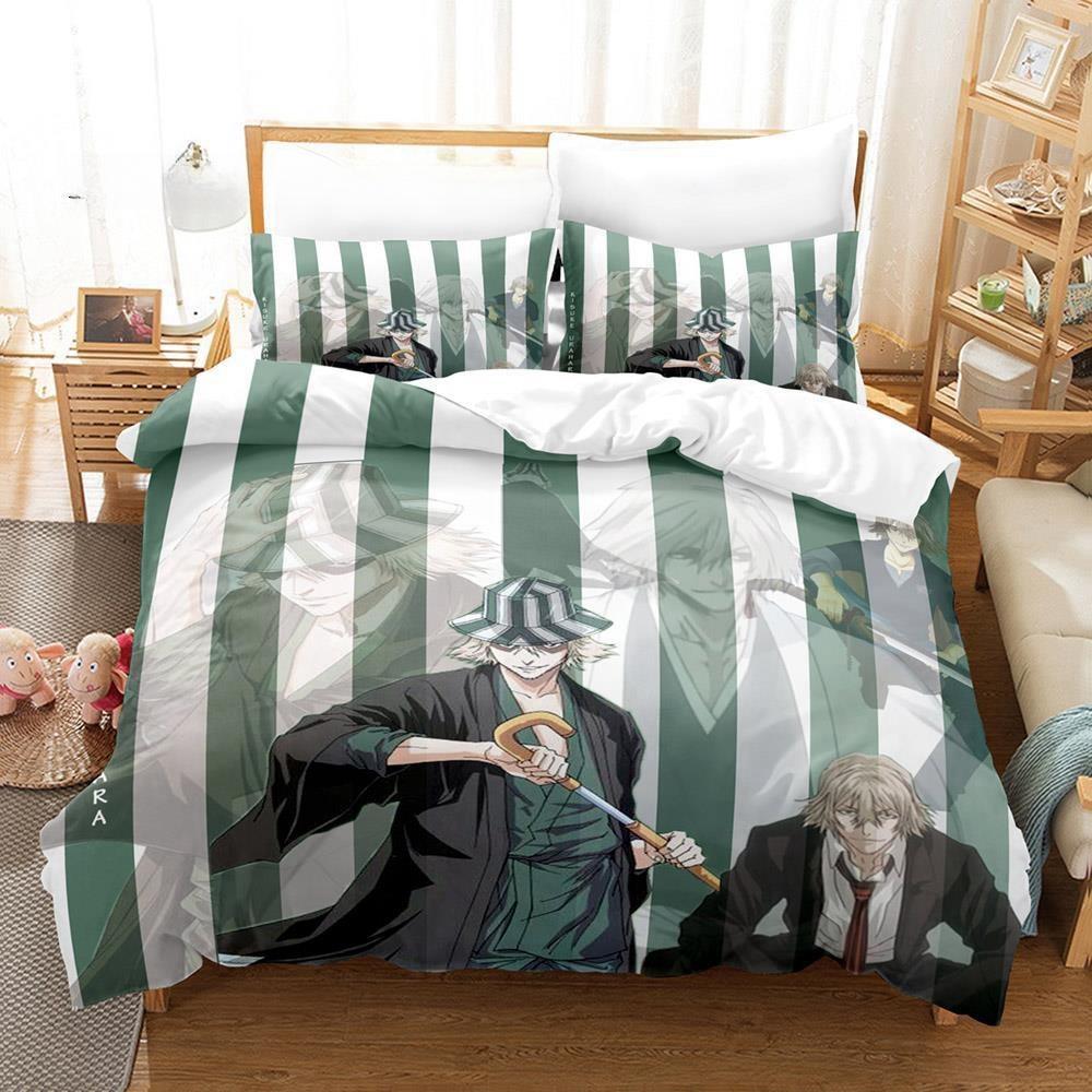 New 3D Print Anime Bed Sheet Set Bleach Bedding Set Single Twin Full Queen King Size Bed Set Adult Kid Bedroom Duvet Cover Sets