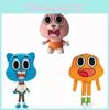 Entzückendes und weiches 25 cm Darwin Plüschtier aus Die erstaunliche Welt von Gumball für Kinder