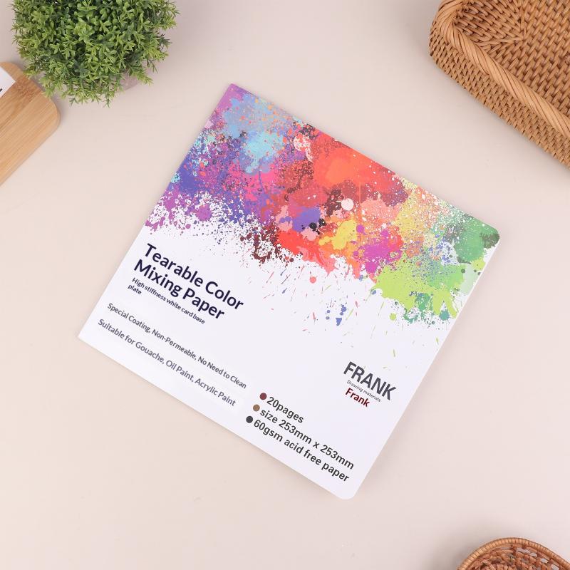 Disposable Tear Off Palette Paper Pad Paint Palette for Artists Watercolor Oil Acrylic Gouache Painting Supplies