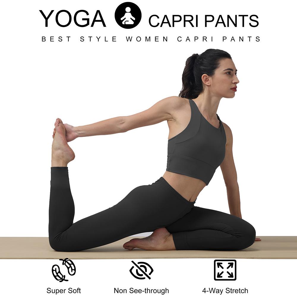 Tight-fitting High-waisted Sports Pants Butt-lifting Regular-waist Yoga Leggings Cycling Running