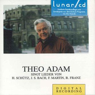 

CD THEO ADAM - Theo Adam EG0413 UNKNOWN Non Japan Obi Classical Used