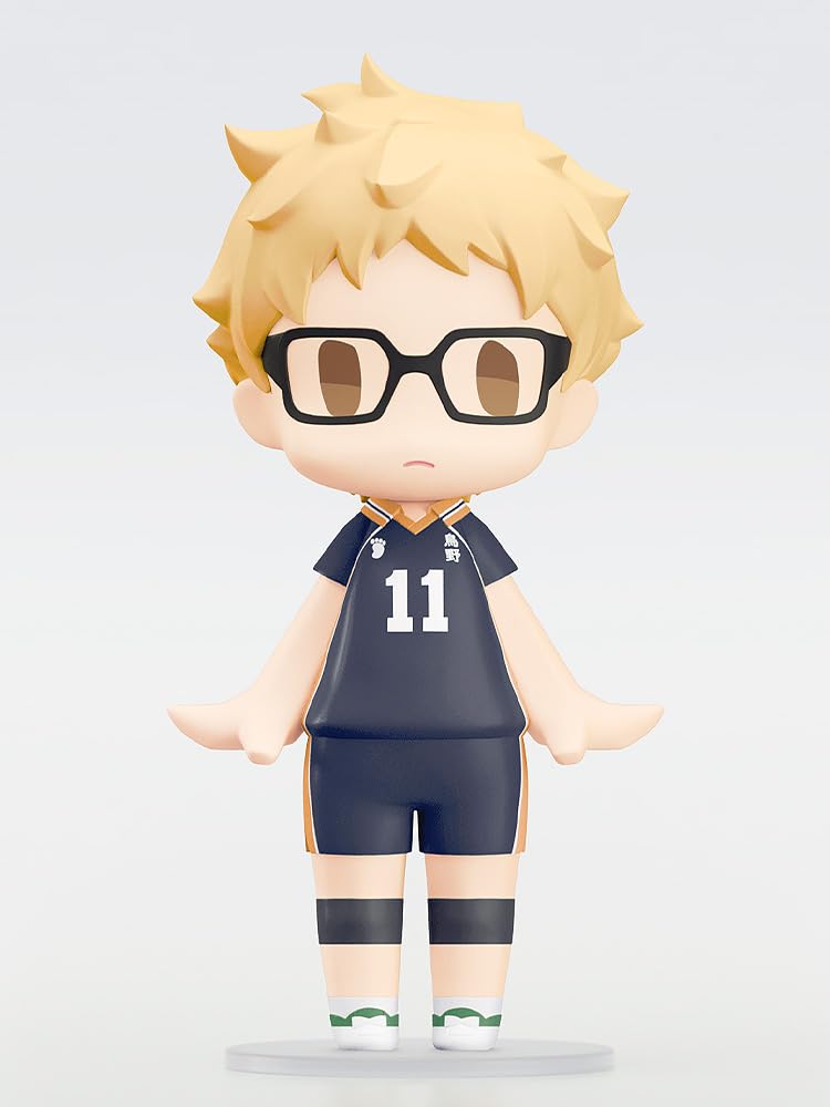 GOOD SMILE Kei Tsukishima Action Figure HELLO! Haikyuu!!