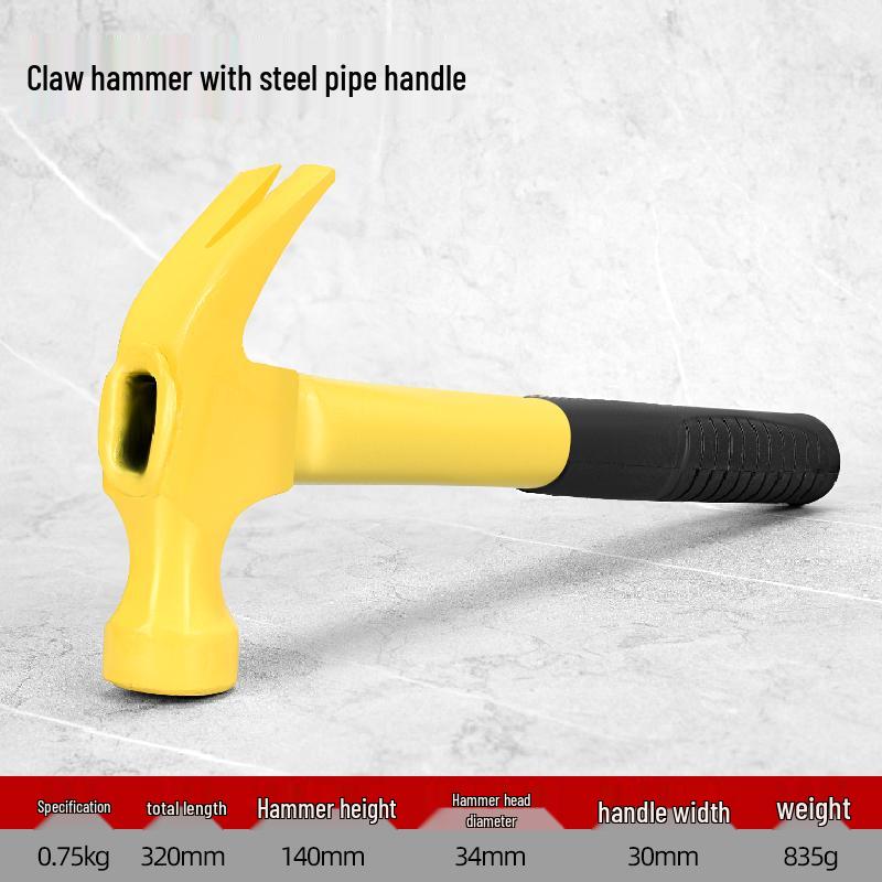 Młotek ciesielski wielofunkcyjny: Kompaktowe Stalowe Narzędzie do Obróbki Drewna i Użytku Domowego