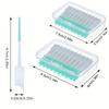 40/200 Soft Glue Interdental Brush, Straight Interdental Brush, Orthodontic Correction Interdental Brush, Disposable Toothbrush