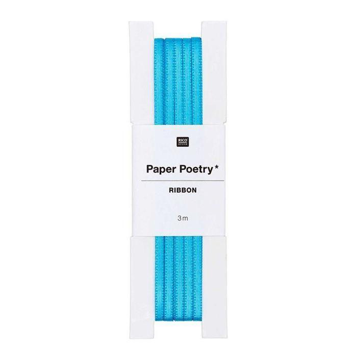 3m Blue Satin Ribbon