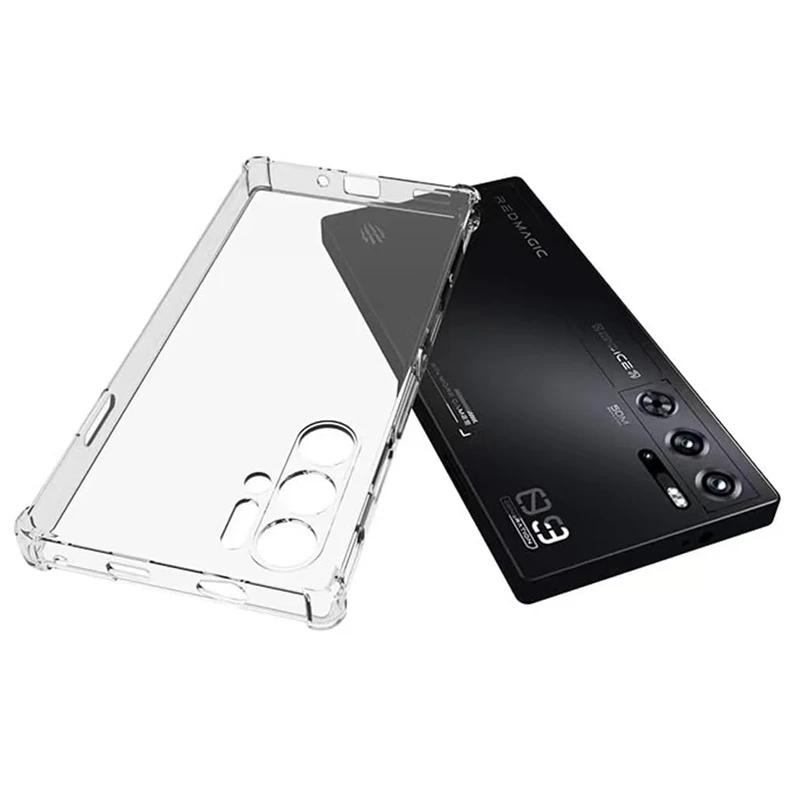 TPU Transparent Phone Case for ZTE Nubia Red Magic 9 Pro Protective Cover Shockproof Shell Fundas Capa Coque