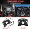 UTV License Plate Holder With Light Universal Aluminum License Plate Kit for Can-Am Maverick X3 Polaris RZR XP 1000 Ranger