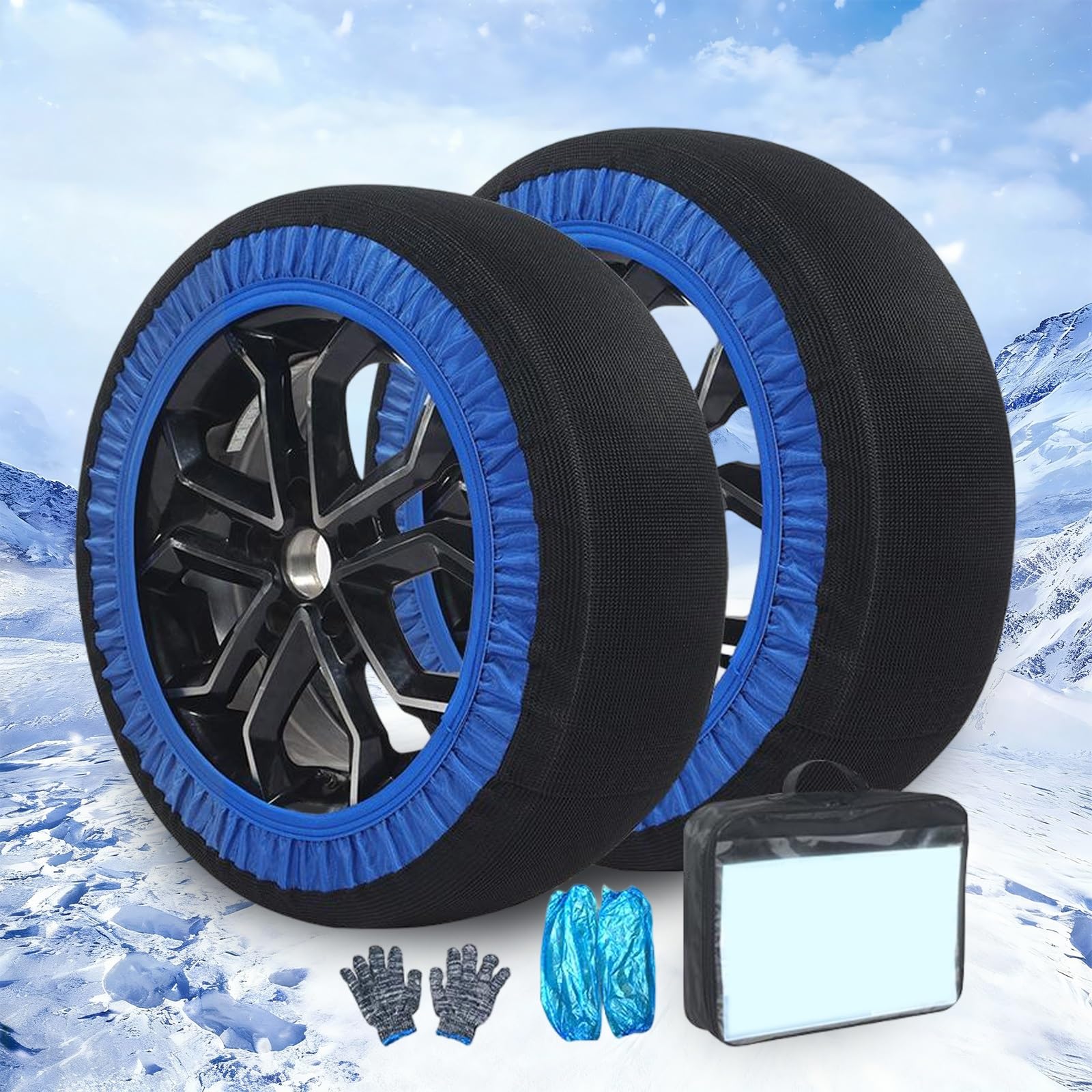 

Совместимо Volvo Volvo XC60 2018~Текущая Снежные носки Тканевая цепь Нет One size чёрный