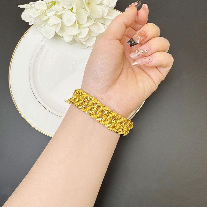 Jewelry Men's Domineering Boss Chain Frosted Texture Bracelet Bracelet