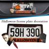 Michael Myers License Plate Frame Home Decor Halloween Resin Halloween Themes Decoration for Universal Car Decor License Plate