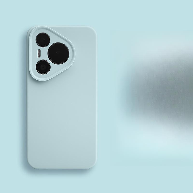 Solid-color Liquid Silicone Is Suitable for The High-end Feel of Huawei Pura70pro Phone Case and Anti-drop Protective Case for Mate60Pro