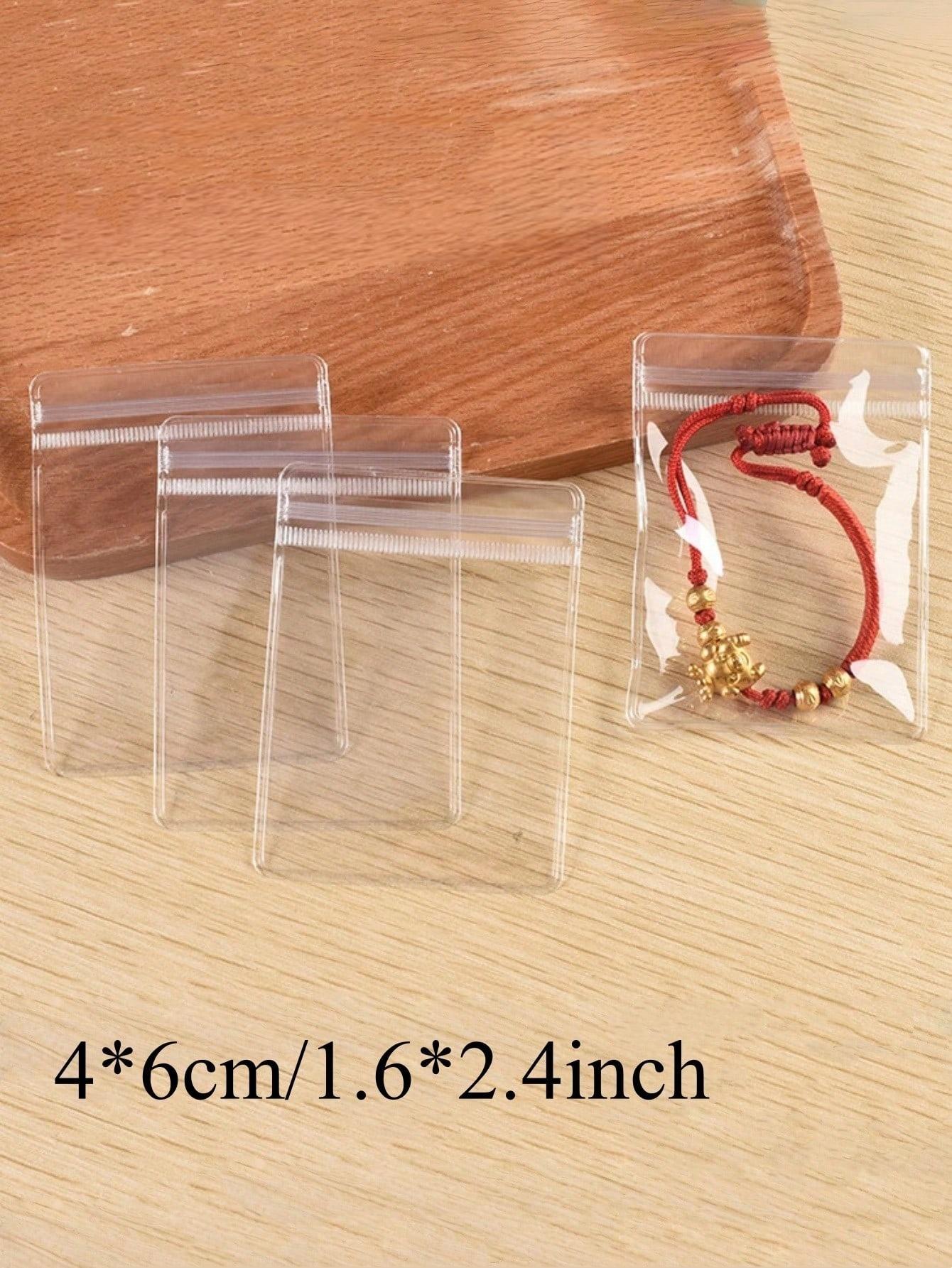 

30-200PCS Anti-oxidation Jewelry Bags Clear Jewelry Zipper Bags Small Jewelry Organizer Ring Earring Storage Bags 30PCS