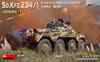 Miniart Germany Heavy Armored Personnel Carrier Early Model Interior Kit Plastic Model MA35410 1/35 Sd.Kfz.234/1
