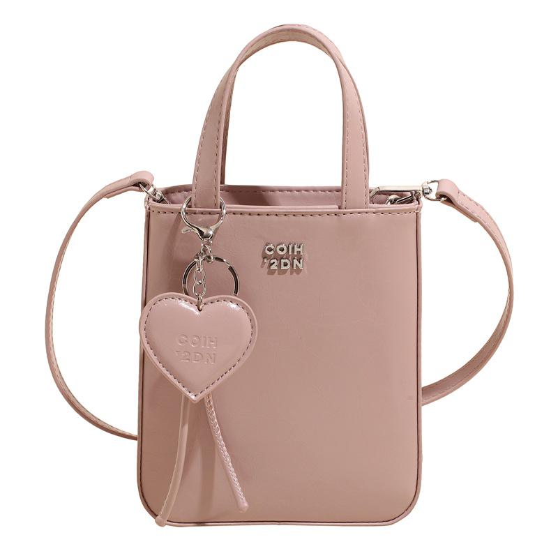 Chaonan Style Women's Shiny Red Crossbody Handbag - High-End Fashion Travel Bag