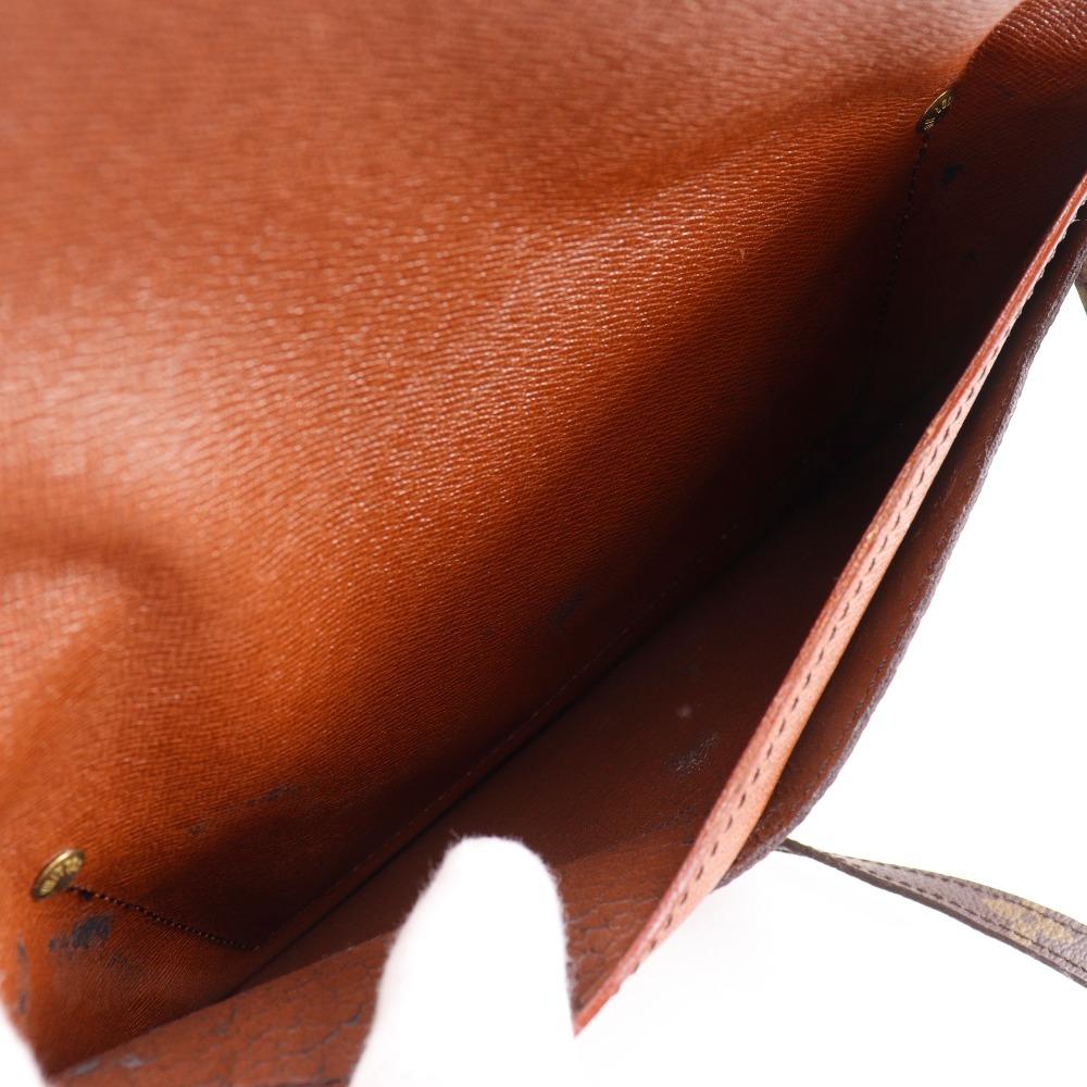 Louis Vuitton Podwójna Torba na Ramię Mule M51815 vintage kopertówka 2-w-1 Brązowy Płótno Monogram unisex Używana