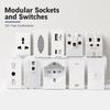 220V 16A 250V Wall Socket Module  for Free Combination Electrical Outlet Module