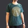 T-Shirt Stone Washed Green Mandala Medium