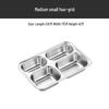 304 Stainless Steel Square Divided Lunch Box