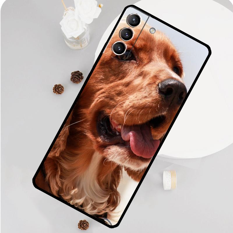Cocker Spaniel Dog Phone Case For Samsung Galaxy S26 S23 Ultra S20 S21 S22 S24 S25 Plus S10 S25 FE Funda Cover