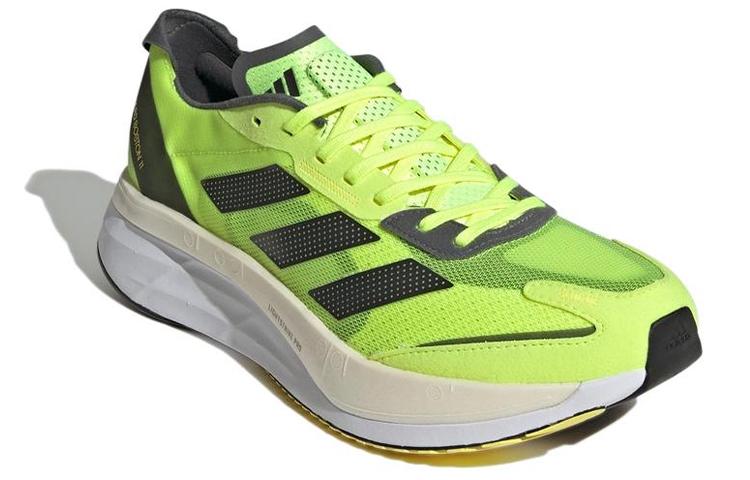 adidas Scarpe da Corsa Adizero Boston 11 Uomo Basse Verdi GX6650