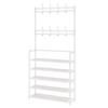 Multi-Layer Shoe Rack Doorway Clothes Hanger High Stability Simple Installation Shoes Shelf