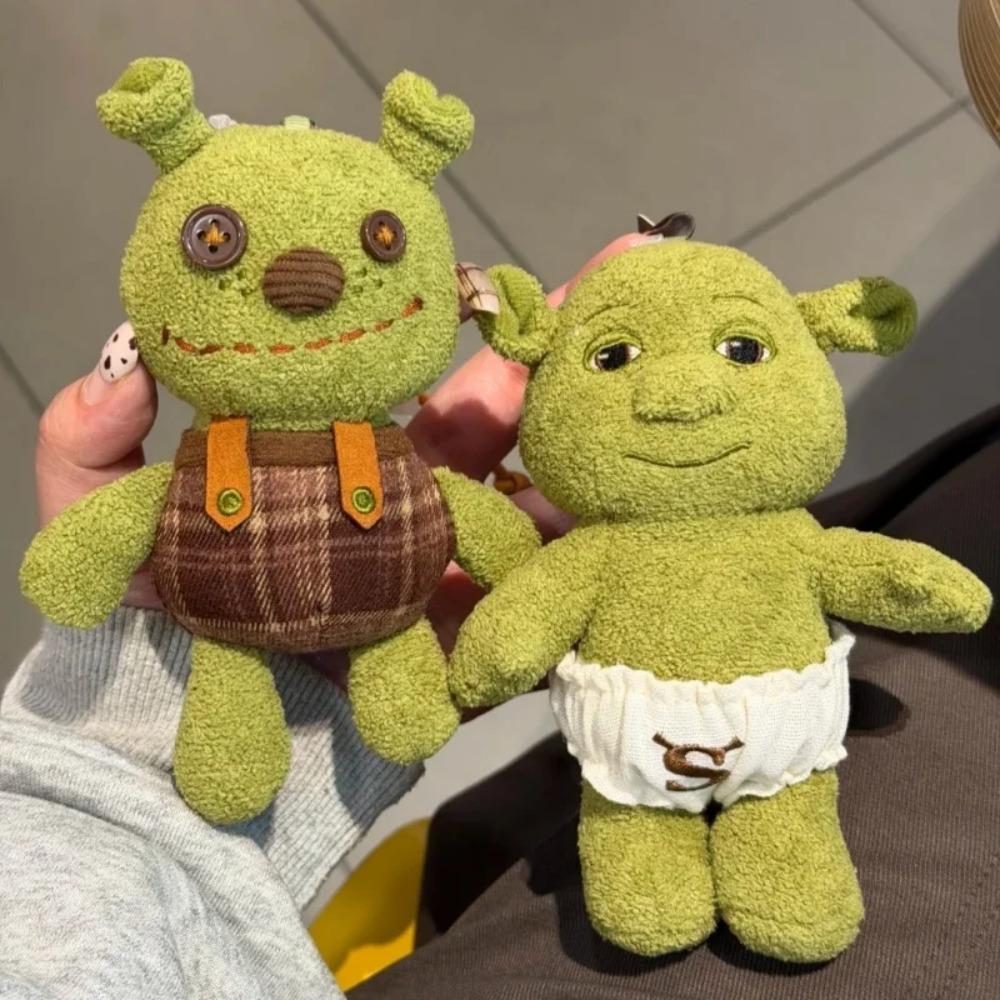 Echter Dreamworks Shrek Anhänger Hässlich Süß Weiche Stoffpuppe Taschenanhänger Hängende Dekoration Geschenk für Animationssammler Auf Lager