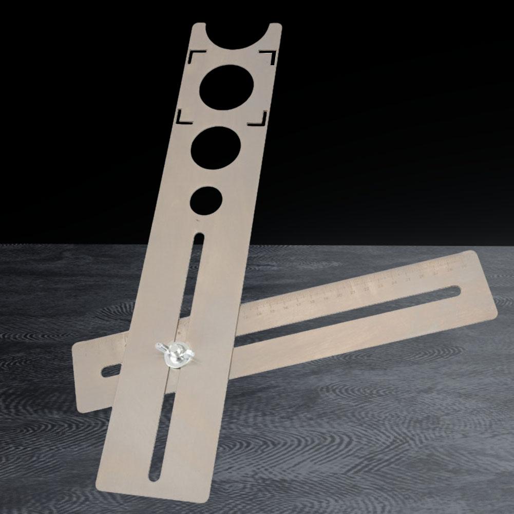 Hole Opener Locator 360 Degree Drill Guide Punch Locator Stainless Steel Precise Positioning for Tile Marble Glass Ceramic Floor