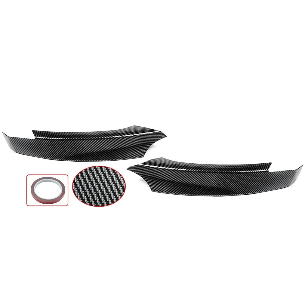 BBJH7 Carbon Look Side Spoiler Splitter Cover Trim For BMW 1 Series E82 M Sport 2007-2013