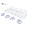 No Drill Window Shelf Plant with Suction Cup And Protective Edge, Clear Acrylic Floating Sturdy Vertical Garden Display Shelf, Wall Mounted