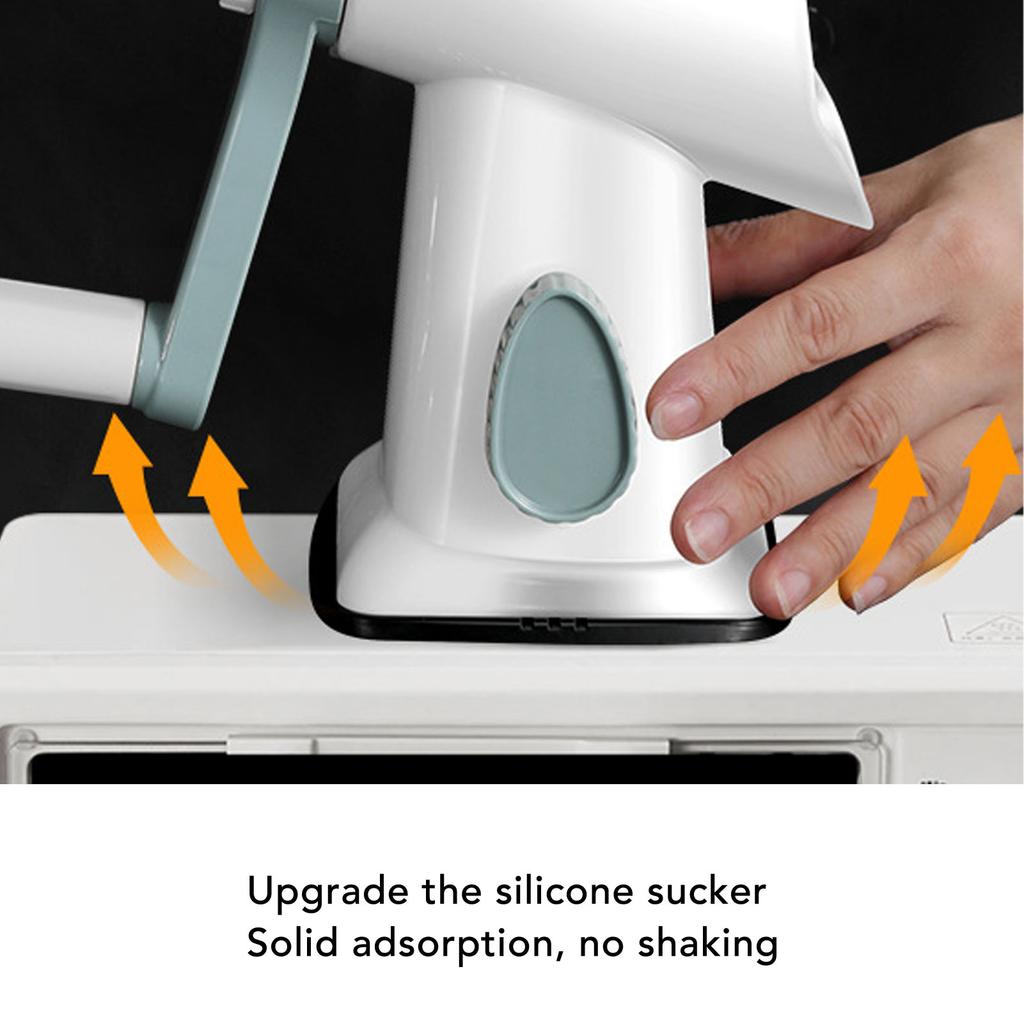 Manual Ice Crusher Small Portable Hand Shaved Ice Machine Ice Shaver Snow Cone Maker for Home Kitchen
