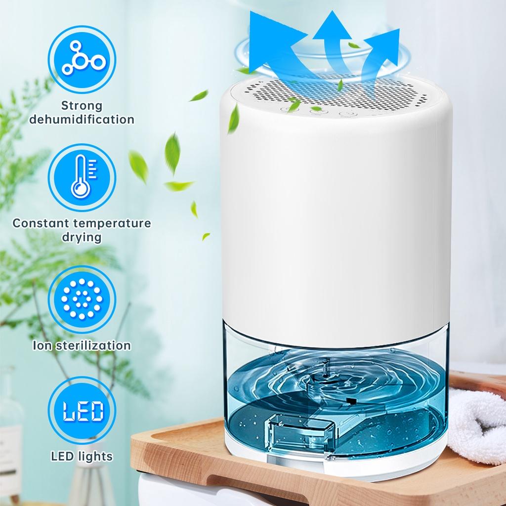3 IN 1 45W Recyclable Air Dryer Air Cleaner for Home Wardrobe 1000ml Water Tank Home Electric Air Dehumidifier