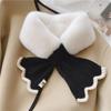 Knitted Scarf Plush Scarf Cashmere Shawl Warm Knitted Scarf Thicken Winter Cashmere Scarves  Women