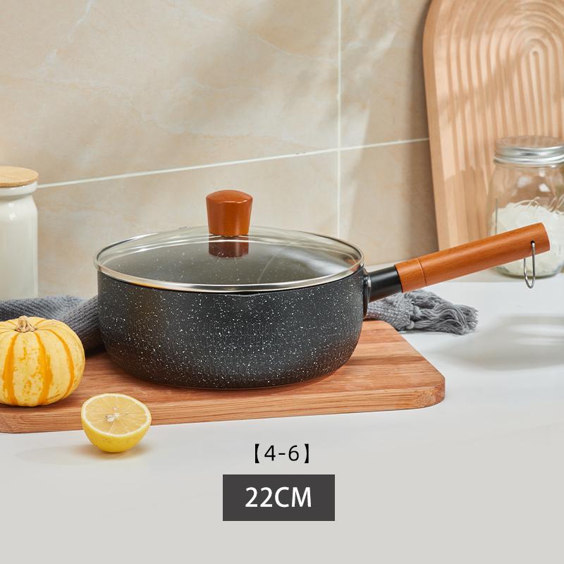 Oală de zăpadă multifuncțională Tigaie antiaderență Ustensile de bucătărie Oală de lapte din oțel inoxidabil Vase practice de bucătărie Cratiță