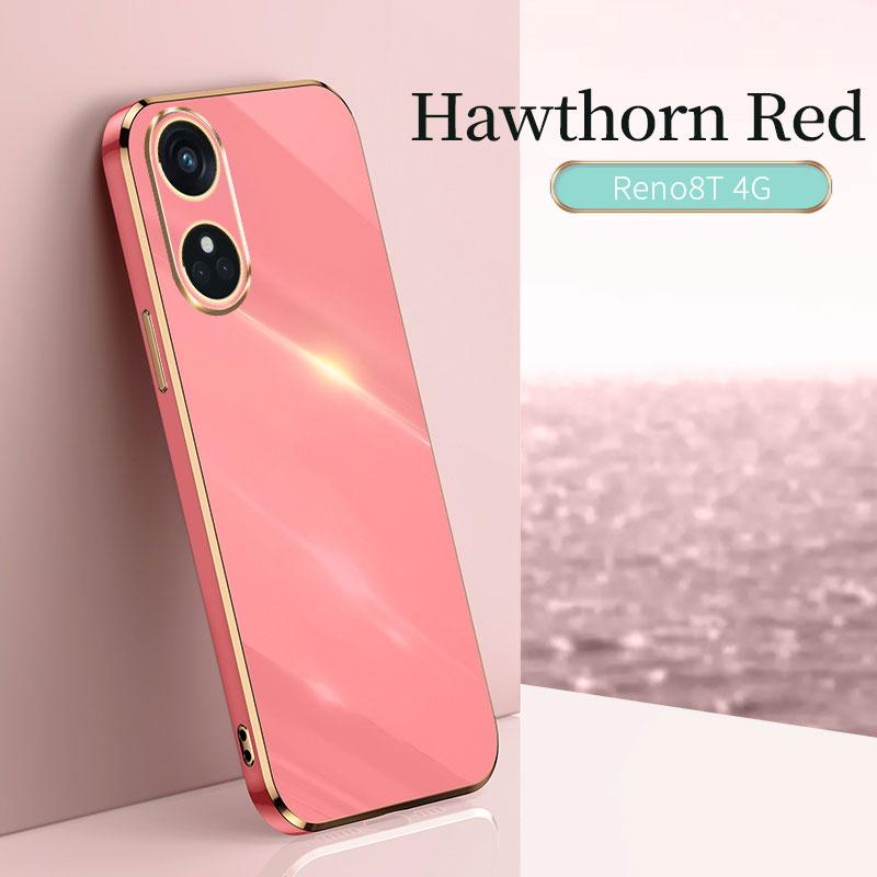 Pro OPPO Reno 8T 8 4 7 4G pouzdro Ochranné galvanické pokovování Nárazuvzdorné OPPO Reno 5 7 8 Pro 8 5G 6Pro Kryt pouzdra silikonový TPU měkký