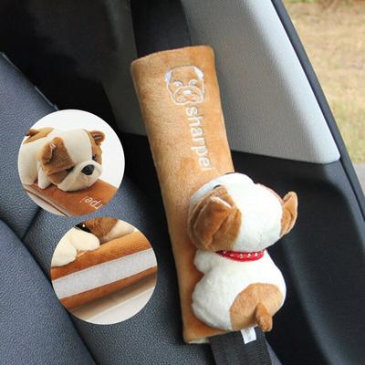 Cute Animal Car Seat Belt Pads Universal Car Seat Shoulder Strap Pad Cushion Cover Car Belt Protector Safety Belt Accessory