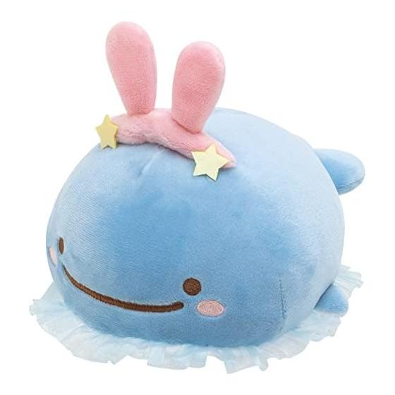 Jinbee-san Jinbee-san and Umi Rabbit Super Mochi Mochi Plush Toy S Little Whale MF49101