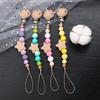 Star Wood Baby Colorful Pacifier Chain Dummy Clips Pacifier Holder Clips Nipple Holder Clips Soother Holder Baby Teething Toys