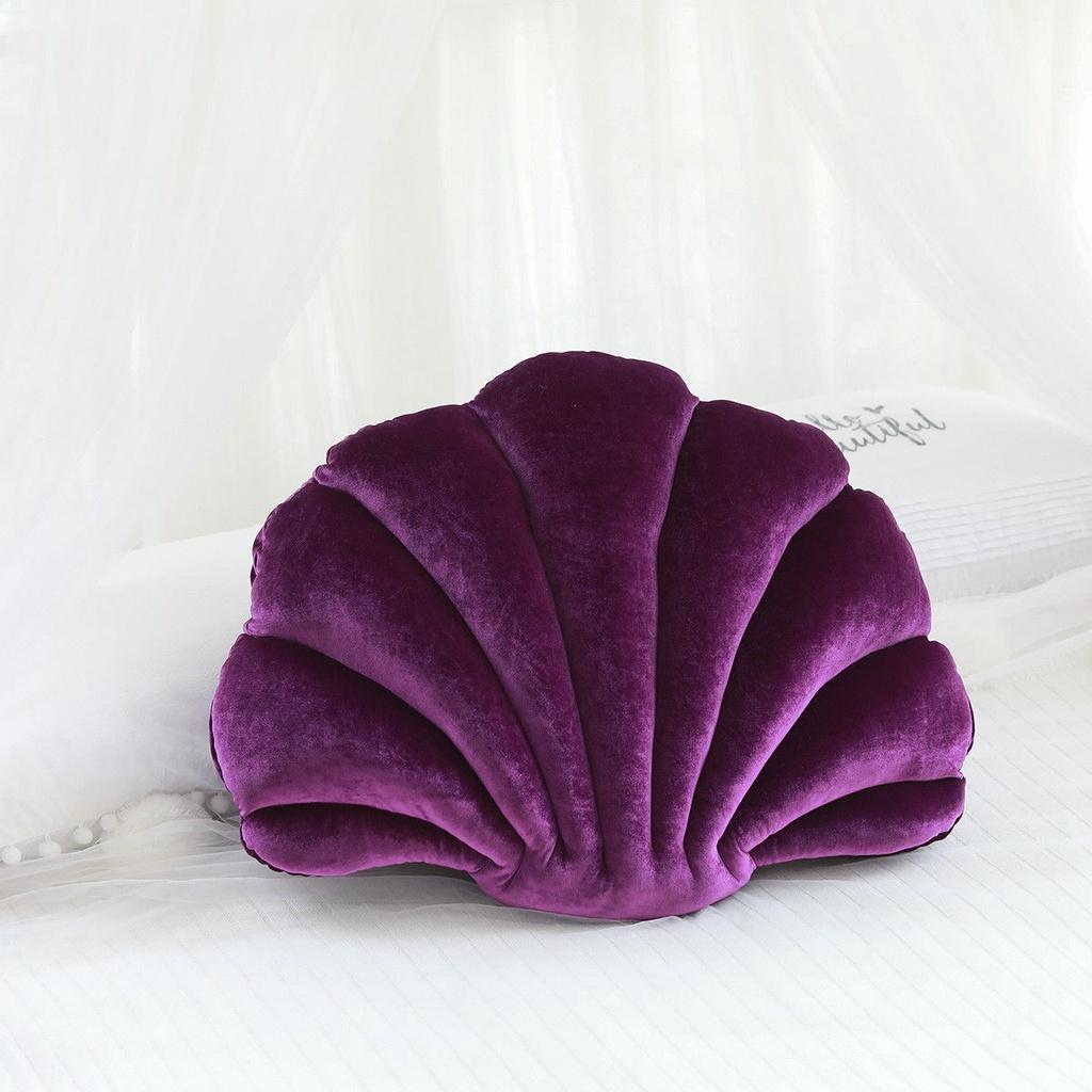 Soft Seashell Plush Pillow For Home Decorating Office And Siesta