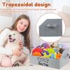 Pet Toy Box Dog Cat Toy Storage Basket Large Capacity Foldable Cotton linen Containers Pet Toys Food Organizing Boxes