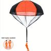 Handwurf Fallschirm Soldaten Spielzeug 1 Stück Outdoor Fliegende Figur Quadratisch Verhedderungsfrei Mini Fallschirmspringer Spiel für Kinder