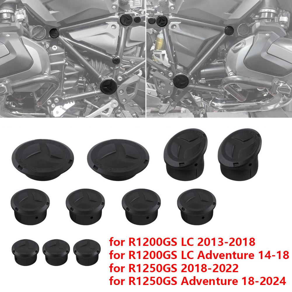 

11pcs Motorcycle Frame Holes Plugs Cap Cover for BMW R1250GS Adventure R 1250 GS R1200GS LC R 1200 GS LC Adventure чёрный