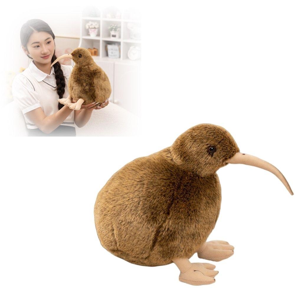 Soft Stuffed Kiwi Bird Plushie 12/28cm Cartoon Kiwi Plushie Cartoon Small Plush Toy for Kids
