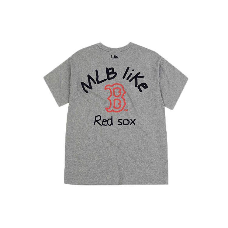 MLB T Shirt Unisex Heather Gray 31TSSJ931-43M