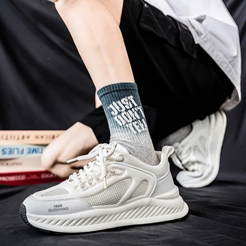 Summer Versatile Mens Shoes Lace-up Mesh Breathable Casual Sneakers Tenis Vulcanized Shoes Luxury Brand Man Running Shoes Hombre