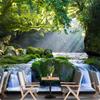 3d Forest Waterfall Wallpaper Scenery Wall Mural Living Room Tv Bedroom Waterfall Wallpaper Home Decor