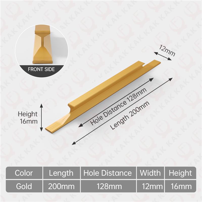 KAK Long Furniture Handles Kitchen Cabinet Knobs and Handles Shoe Cabinets Wardrobes Door Pulls 1000mm Door Handles Hardware