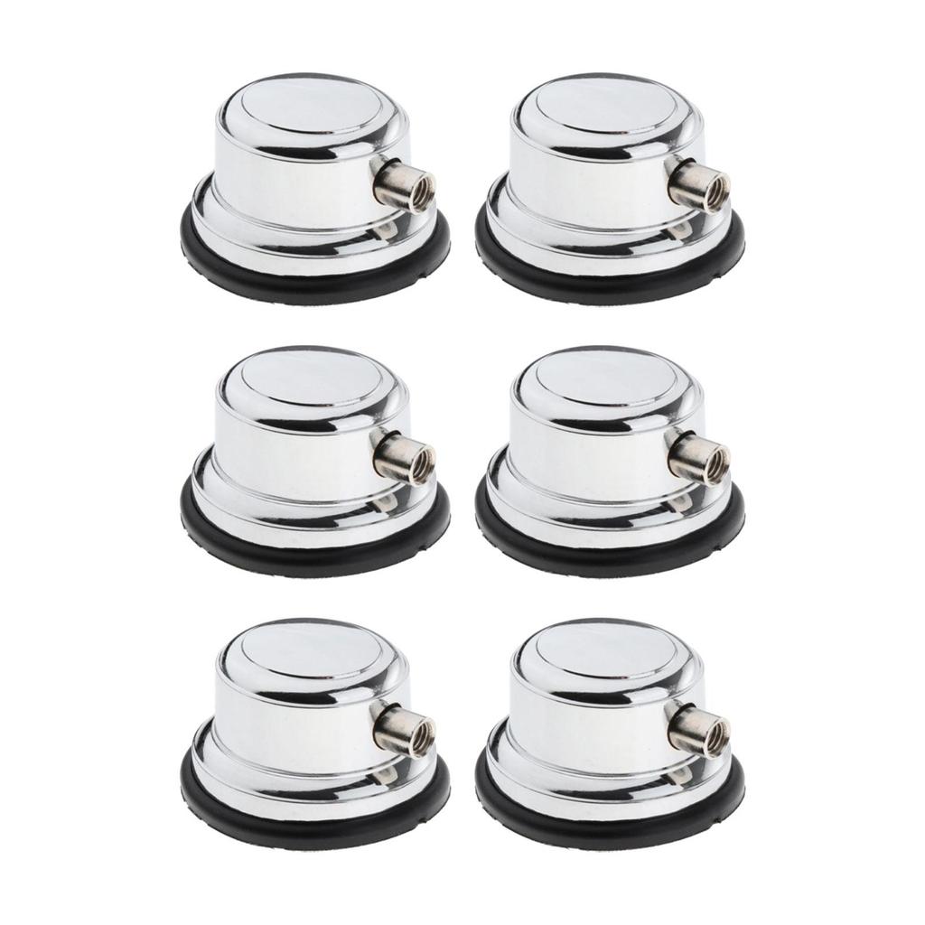 Drum Lugs Single End, Lightweight, Jazz Drum Instrument Percussion Accessories, Metal Drum Ears with Skin Pads